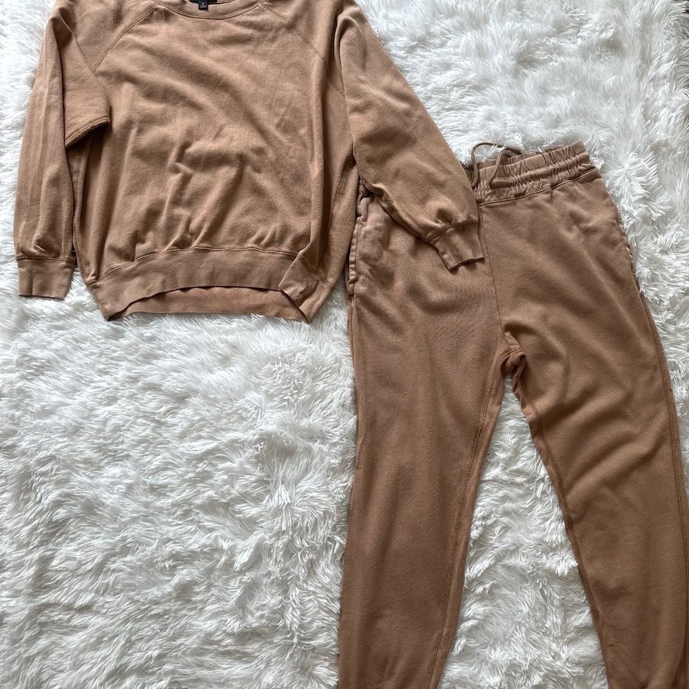 Jcrew sweat suit